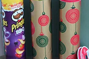 Як зробити подарункову упаковку з пачки Pringles?