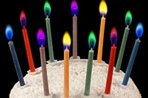 Свічки для торта на День народження!