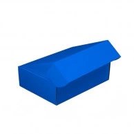 Коробка картонна самозбірна синя (24х17х10см) 1шт.