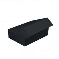 Коробка картонна самозбірна чорна (24х17х10см) 1шт.