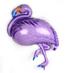 Фольгована кулька фігура Pinan "Фламінго" фіолетова 105х51 см. в уп. (1шт.)