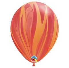 Воздушные шары 11" Агат Qualatex Q07 красно-оранжевый (28 см), 25 шт