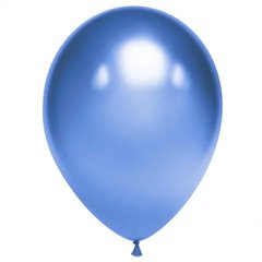 Латексна кулька Tofo блакитна хром 12" (30см) 50шт.