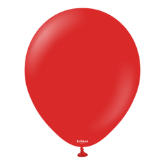 Латексна кулька Kalisan червона (Red) пастель 5"(12,5см) 100шт