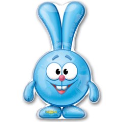 Фольгована кулька фігура "Смішарики Крош" блакитна Anagram 72х105см. (1шт)