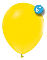 Латексна кулька Balonevi жовта (P02) пастель 6"(15см) 100шт.