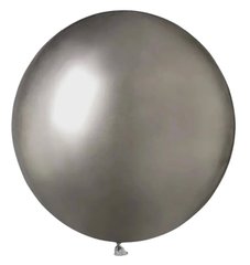 Воздушный шар 19’ хром Gemar G150-090 Серый (48 см), 10 шт