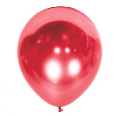 Латексна кулька Kalisan червона хром 12" (30 см.) 50 шт