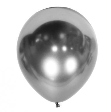 Кулька латекс КЛ Kalisan 12' (30см) хром срібло (50 шт)