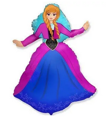 Фольгована кулька міні фігура "Принцеса Анна" Flexmetal 36×25см. (1 шт)