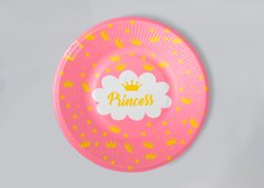 Паперові тарілки Твоя Забава "Princess" рожеві 10шт. (18см.)