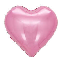 Фольгована кулька "Серце" sugar pink 24"(60см) 1шт.