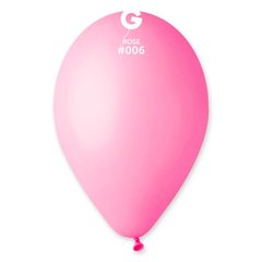 Латексна кулька Gemar рожева (006) пастель 12" (30 см.) 100шт.