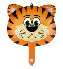 Фольгована кулька міні-фігура "Тигр" оранжевий (25см) 1шт.