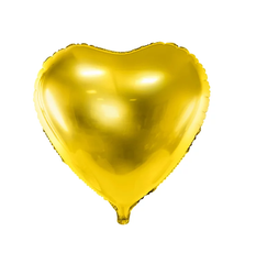 Фольгована кулька "Серце" золота металік 24"(60см) 1шт.