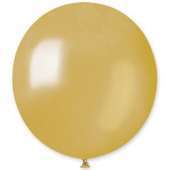 Воздушный шар 19’ металлик Gemar GM150-74 Сатин золотой (48 см), 10 шт