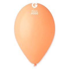 Воздушные шарики 12' Пастель Gemar G110-60 Персик (30 см), 100 шт