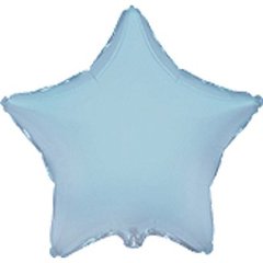 Фольгированный шар 32’ Flexmetal Звезда голубая, 79 см