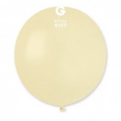 Латексна кулька Gemar вершкова "Butter" (103) пастель 19" (48 см) 1 шт