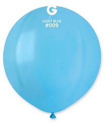 Повітряна куля 19' пастель Gemar G150-09 Світло-блакитний (48 см), 10 шт