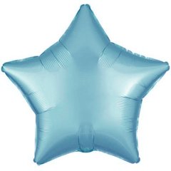 Кулька фольга ФМ Flexmetal зірка 18' (45см) сатин блакитний (1 шт)