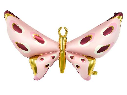 Фольгована кулька фігура "Метелик" кольорова PartyDeco 120х87 см.(1шт.)