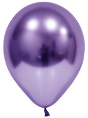 Латексна кулька Balonevi фиолетова (H10) хром 12" (30 см.) 50шт.