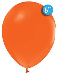 Латексна кулька Balonevi оранжева (P16) пастель 6"(15см) 100шт.