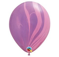 Воздушные шары 11" Агат Qualatex Q08 розово-фиолетовый (28 см), 25 шт