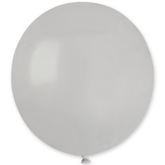 Латексна кулька Gemar сіра (070) пастель 19" (48 см) 1 шт