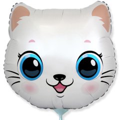 Фольгована кулька міні фігура "Голова кішки" Flexmetal 12" (1шт.)
