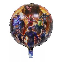 Фольгована кулька Pinan круг "Супергерої" коричневий 18"(45см) 1шт.