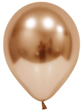 12" Хромова повітряна кулька Balonevi мідного кольору (50шт)