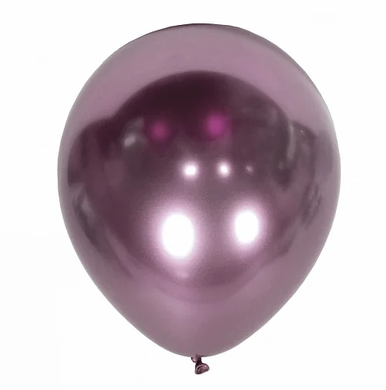 Латексные шары 12’’ хром Kalisan Турция 66 пурпурный (30 см), 50 шт