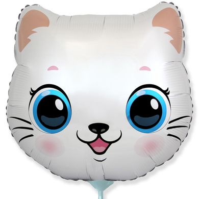 Фольгована кулька міні фігура "Голова кішки" Flexmetal 12" (1шт.)