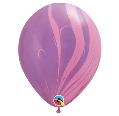 Воздушные шары 11" Агат Qualatex Q08 розово-фиолетовый (28 см), 25 шт