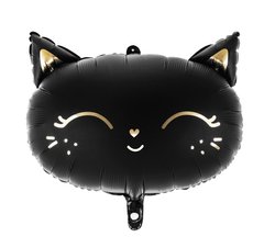 Фольгована кулька фігура Pinan "Кішечка" чорна 44*48см . В уп. (1шт)