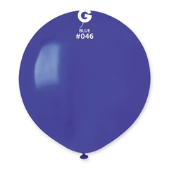 Латексна кулька Gemar синя (046) пастель 19" (48 см) 1 шт