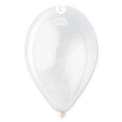Воздушные шарики 12' Кристалл Gemar G110-00 Прозрачный (30 см), 100 шт