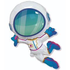 Фольгована кулька фігура "Космонавт" Flexmetal 96х60 см. (1шт.)