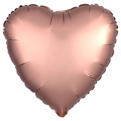 Фольгированный шар 19’ Agura (Агура) Сердце розовое золото мистик, 49 см