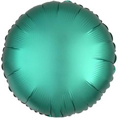 Кулька фольга КНР круг 18' (44см) сатин зелений (1 шт)