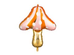 Фольгована кулька фігура "Грибок мухомор" кольорова PartyDeco 66х75 см.(1шт.)