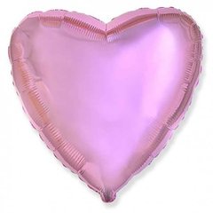 Фольгированный шар 18’ Flexmetal Сердце розовое металлик, 45 см