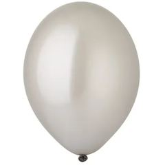 Латексна кулька Belbal срібна (061) металік B105 12" (30см) 50шт