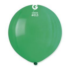 Латексна кулька Gemar зелена (013) пастель 19" (48 см) 1 шт