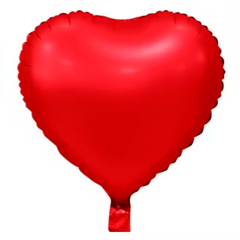 Фольгована кулька "Серце" червона сатин 18"(45см) 1шт.