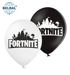 Латексні повітряні кульки 12" (30см.) "Fortnite" асорті BelBal 25шт.