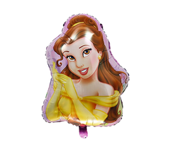 Фольгована кулька фігура "Принцеса 2" жовта 62х50 см. в уп. (1шт.)