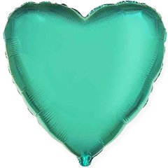 Фольгированный шар 18’ Flexmetal Сердце изумрудное, 45 см